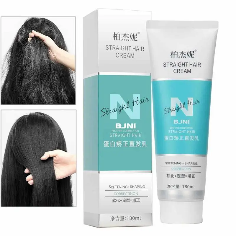Hair Straightener Cream | 180ml Protein Repair Air Dry Hair Cream | Easy Hair Softener for Straightening Softening Maintaining a
Hair Straightener Cream | 180ml Protein Repair Air Dry Hair Cream | Easy Hair Softener for Straightening Softening Maintaining a