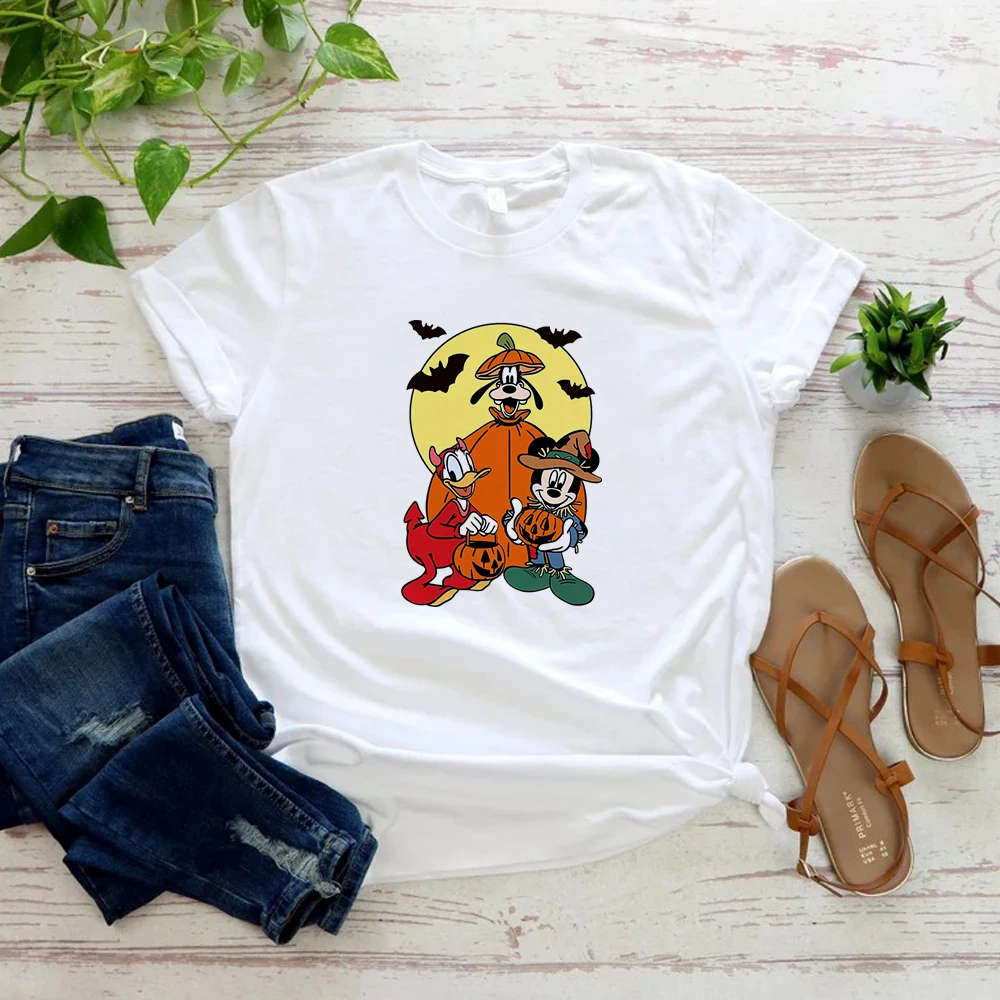 Disney Mickey and Best Friends Hallowenn Print T-shirt Funny Harajuku Festival Female Clothes Aesthetic Youth Style Women Shirt
Disney Mickey and Best Friends Hallowenn Print T-shirt Funny Harajuku Festival Female Clothes Aesthetic Youth Style Women Shirt