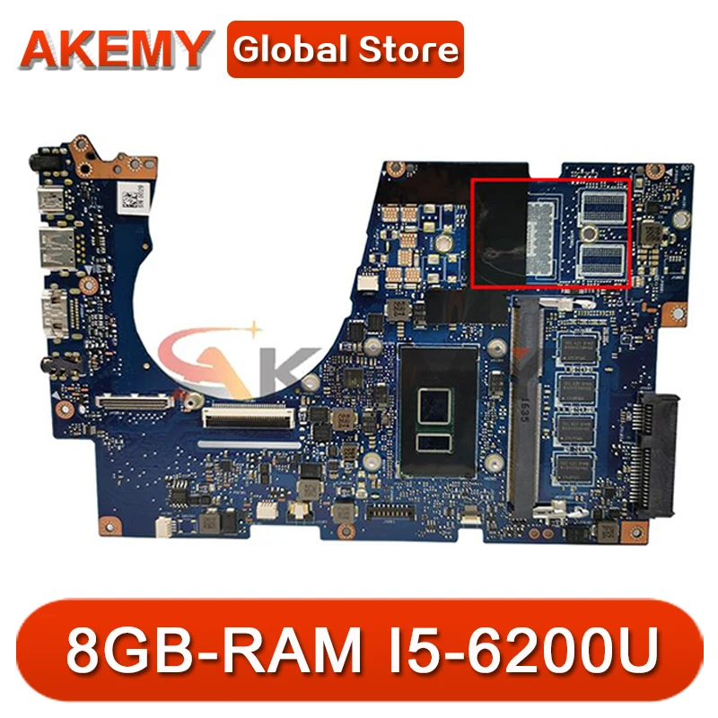 UX303UA Motherboard For ASUS UX303UB UX303U UX303UA Laptop Motherboard original notebook 8G MOMERY I5-6200U CPU 100% Test
UX303UA Motherboard For ASUS UX303UB UX303U UX303UA Laptop Motherboard original notebook 8G MOMERY I5-6200U CPU 100% Test