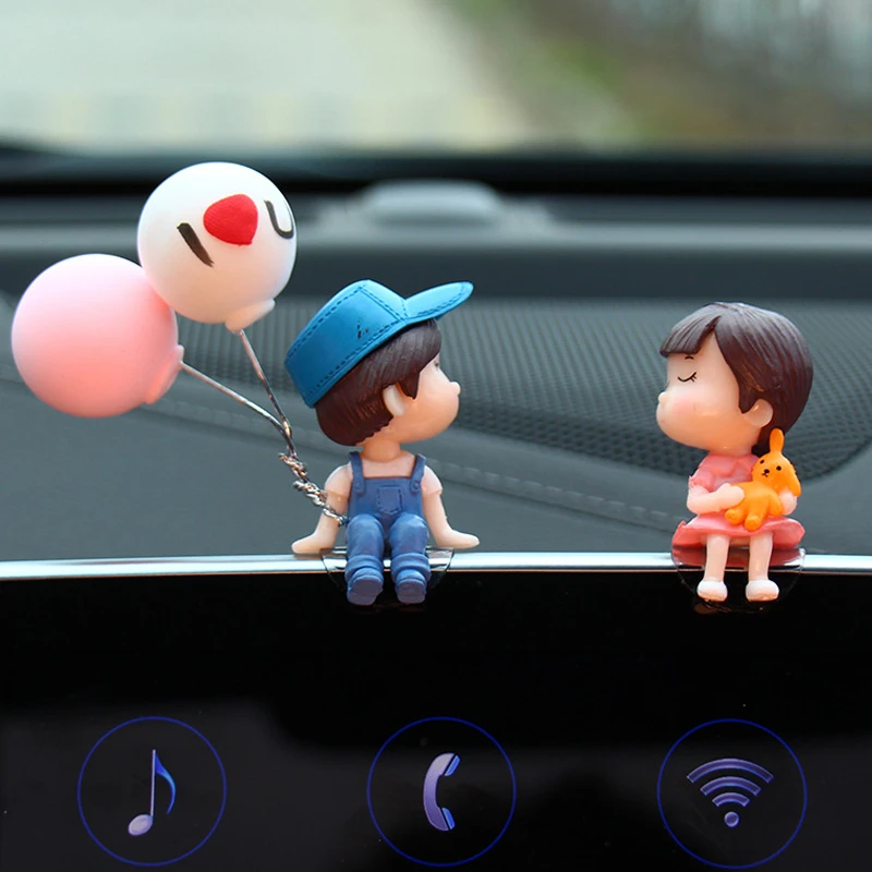 1Pair Car Decoration Cute Cartoon Couples Action Figure Figurines Balloon Ornament Auto Interior Dashboard Car Accessories 2023
1Pair Car Decoration Cute Cartoon Couples Action Figure Figurines Balloon Ornament Auto Interior Dashboard Car Accessories 2023