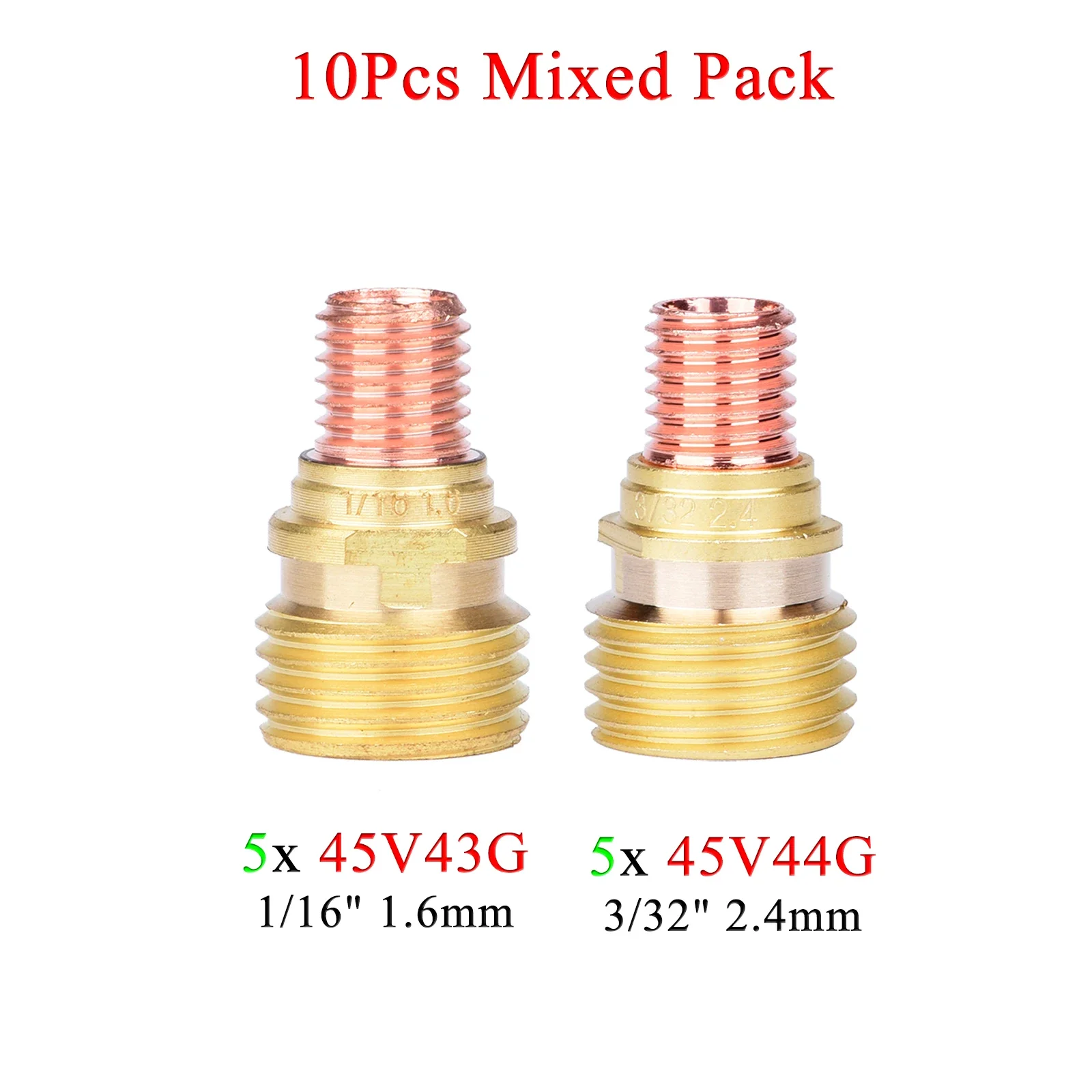 5/10 шт. 1,0/1,6/2,4/3,2 мм газовая линза TIG, цанговый корпус 45V42G 45V43G 45V44G 45V45G для TIG WP9 20 25, высокотемпературная стеклянная чашка
5/10 шт. 1,0/1,6/2,4/3,2 мм газовая линза TIG, цанговый корпус 45V42G 45V43G 45V44G 45V45G для TIG WP9 20 25, высокотемпературная стеклянная чашка