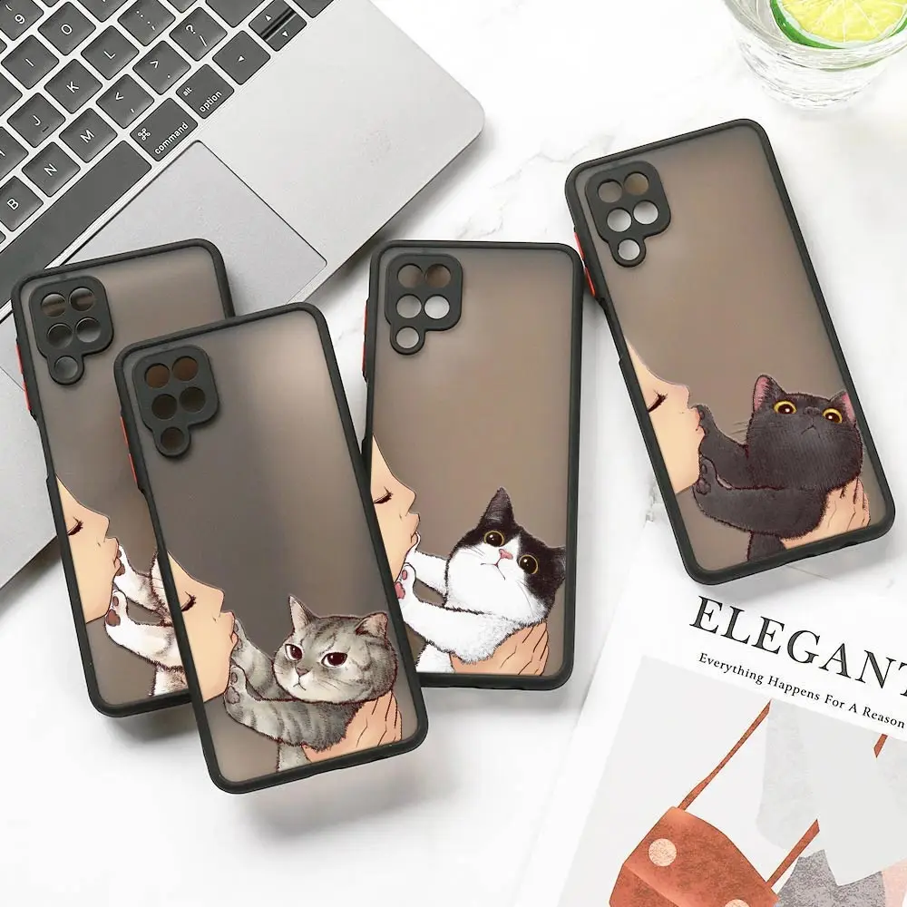 Cute Cat Refuse to kiss Coques For Samsung A50 A30 S A20 A70 A7 Cover Galaxy Note 20 Ultra 10 M30s M21 M32 M51 Matte Clear Cases
Cute Cat Refuse to kiss Coques For Samsung A50 A30 S A20 A70 A7 Cover Galaxy Note 20 Ultra 10 M30s M21 M32 M51 Matte Clear Cases