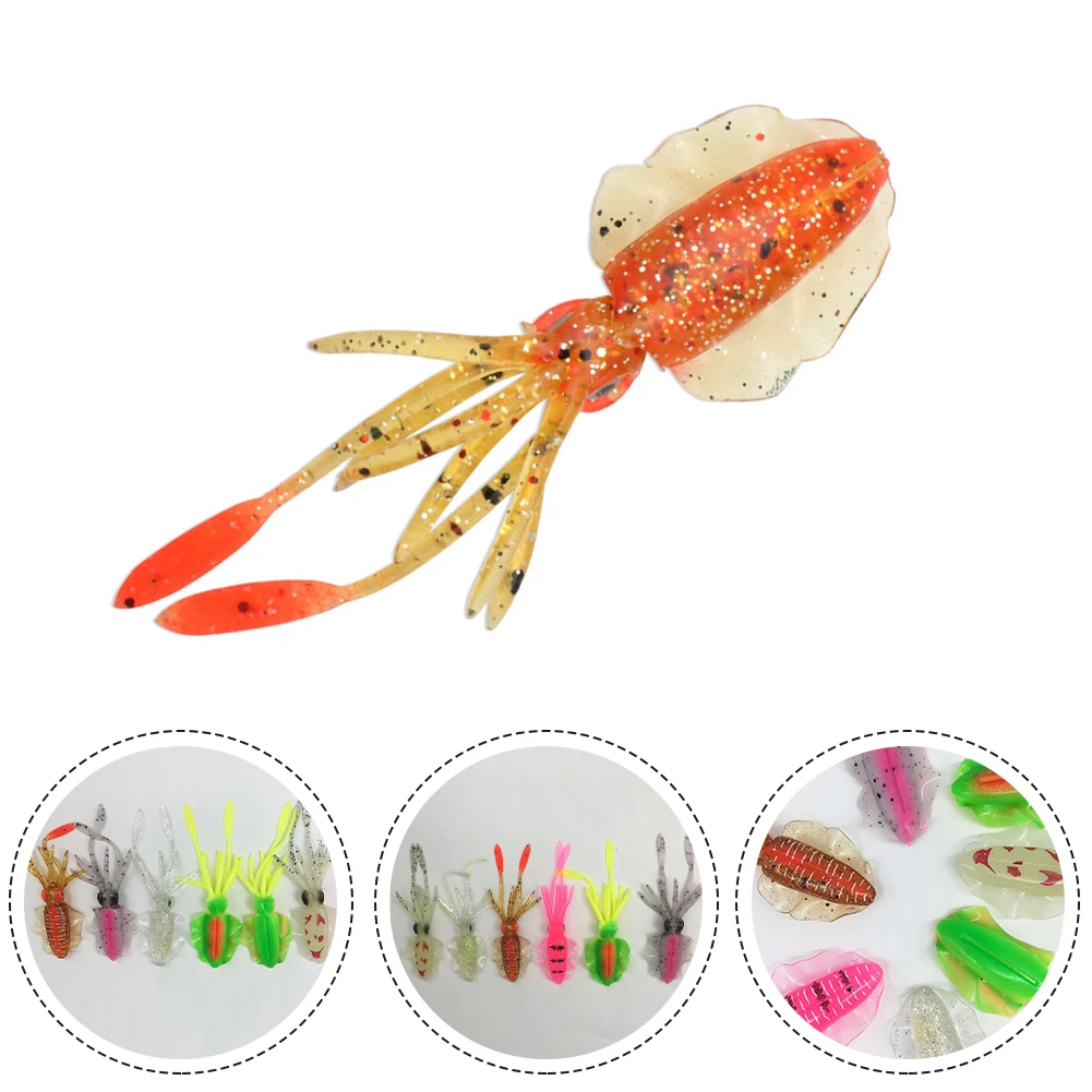 100/120/150mm Squid Soft Fishing Lure For Snapper Bream Flathead PVC Bionic Squid Bait Fake Octopus Lure Pesca Iscas Tackle Tool
100/120/150mm Squid Soft Fishing Lure For Snapper Bream Flathead PVC Bionic Squid Bait Fake Octopus Lure Pesca Iscas Tackle Tool