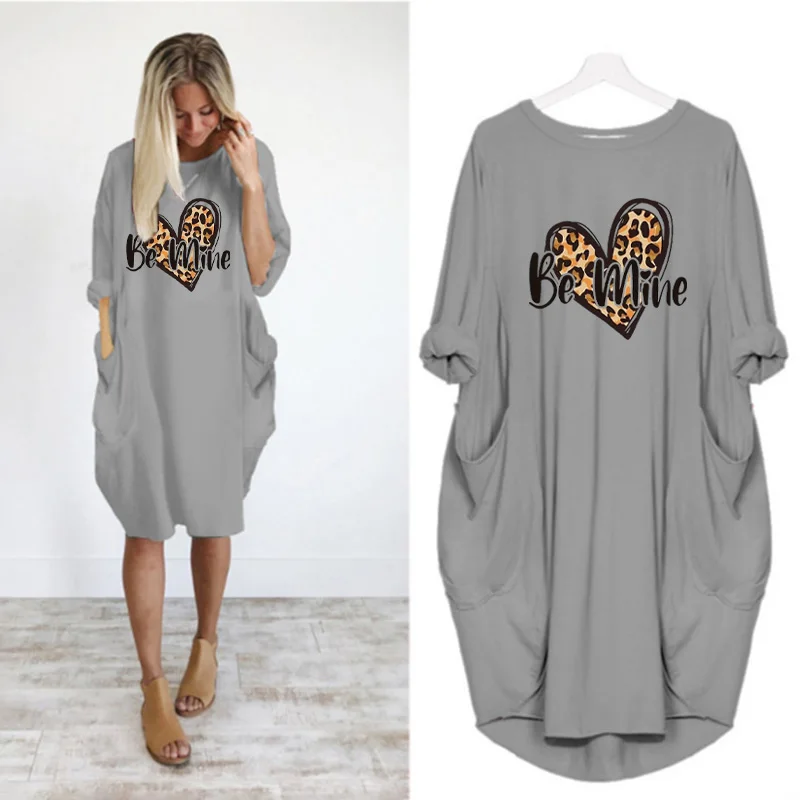Letter Pattern Print Women Dress 2022 Long Sleeve O Neck Pockets Women Dresses Beach Kawaii Casual Loose Summer Femme Clothes
Letter Pattern Print Women Dress 2022 Long Sleeve O Neck Pockets Women Dresses Beach Kawaii Casual Loose Summer Femme Clothes