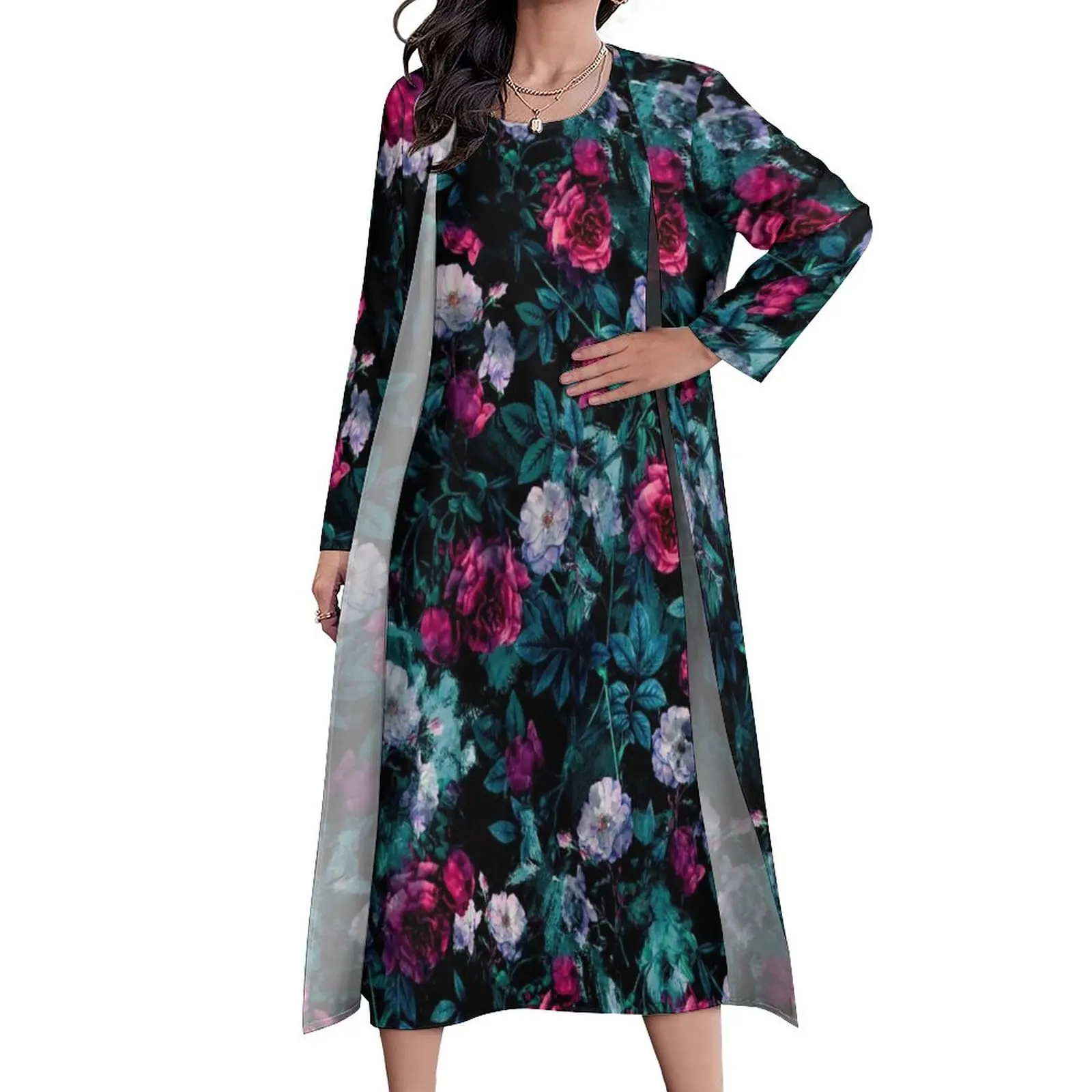 Платье Rpe с цветочным принтом, Элегантное макси-платье с абстрактным рисунком, уличная одежда, богемные пляжные длинные платья из двух часте...
Платье Rpe с цветочным принтом, Элегантное макси-платье с абстрактным рисунком, уличная одежда, богемные пляжные длинные платья из двух часте...