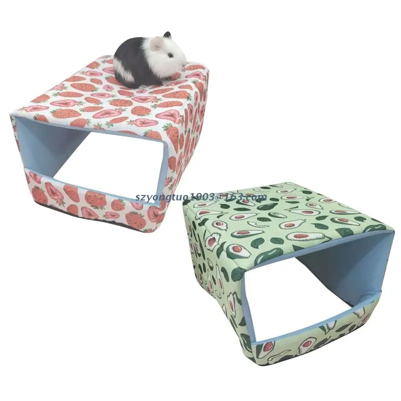 Маленькая теплая кровать с милым рисунком животных, бездненная игровая площадка для дома, планер для сахара, хомяк хорька, легко чистится 
Маленькая теплая кровать с милым рисунком животных, бездненная игровая площадка для дома, планер для сахара, хомяк хорька, легко чистится