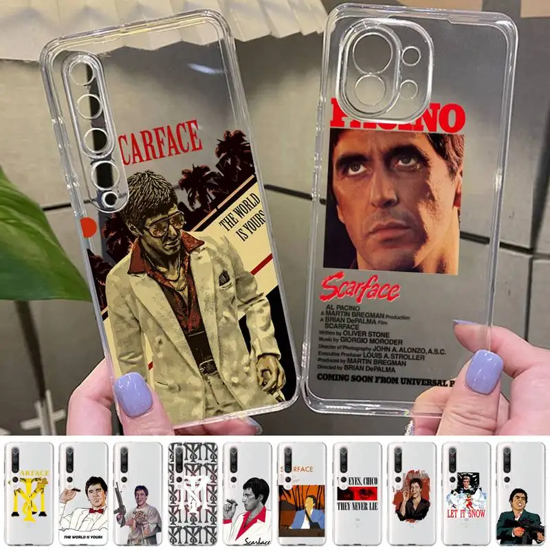 Scarface 1983 film Al Pacino movie Phone Case for Samsung A51 A52 A71 A12 for Redmi 7 9 9A for Huawei Honor8X 10i Clear Case
Scarface 1983 film Al Pacino movie Phone Case for Samsung A51 A52 A71 A12 for Redmi 7 9 9A for Huawei Honor8X 10i Clear Case
