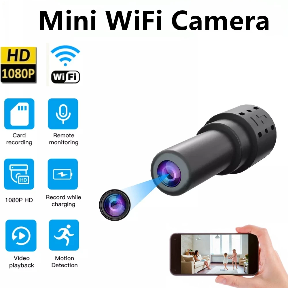 HD1080P мини Wi-Fi камера ночного видения безопасность маленький видеорегистратор Обнаружение движения беспроводная микро камера для дома
HD1080P мини Wi-Fi камера ночного видения безопасность маленький видеорегистратор Обнаружение движения беспроводная микро камера для дома