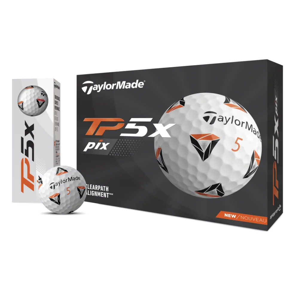 

TaylorMade 2021 TP5x Pix Golf Balls White golf balls