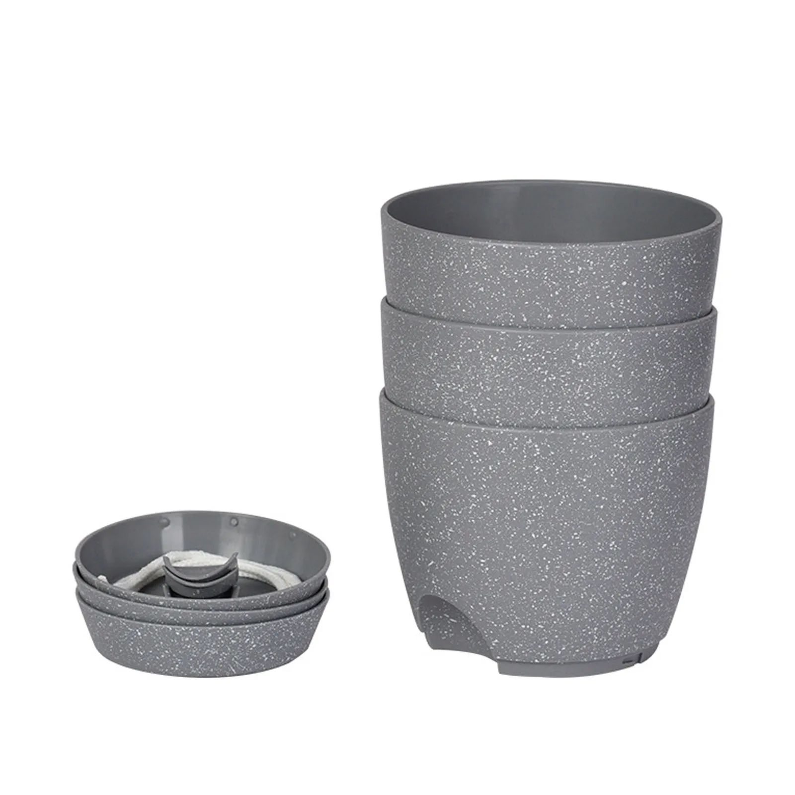 Watering Planter Handmade Self Watering Plant Flower Pot With Water Container Round Flowerpot Home Garden Decor
Watering Planter Handmade Self Watering Plant Flower Pot With Water Container Round Flowerpot Home Garden Decor