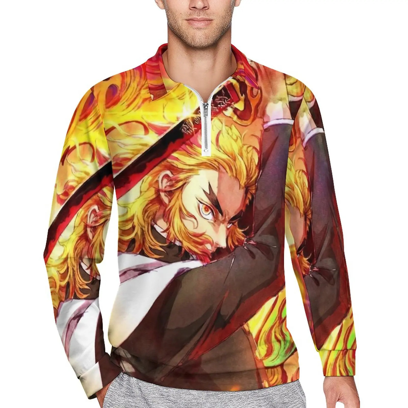Demon Slayer Anime Polo Shirt Autumn Kimetsu No Yaiba Casual Shirt Long Sleeve Turn-Down Collar Funny Design Oversized T-Shirts
Demon Slayer Anime Polo Shirt Autumn Kimetsu No Yaiba Casual Shirt Long Sleeve Turn-Down Collar Funny Design Oversized T-Shirts