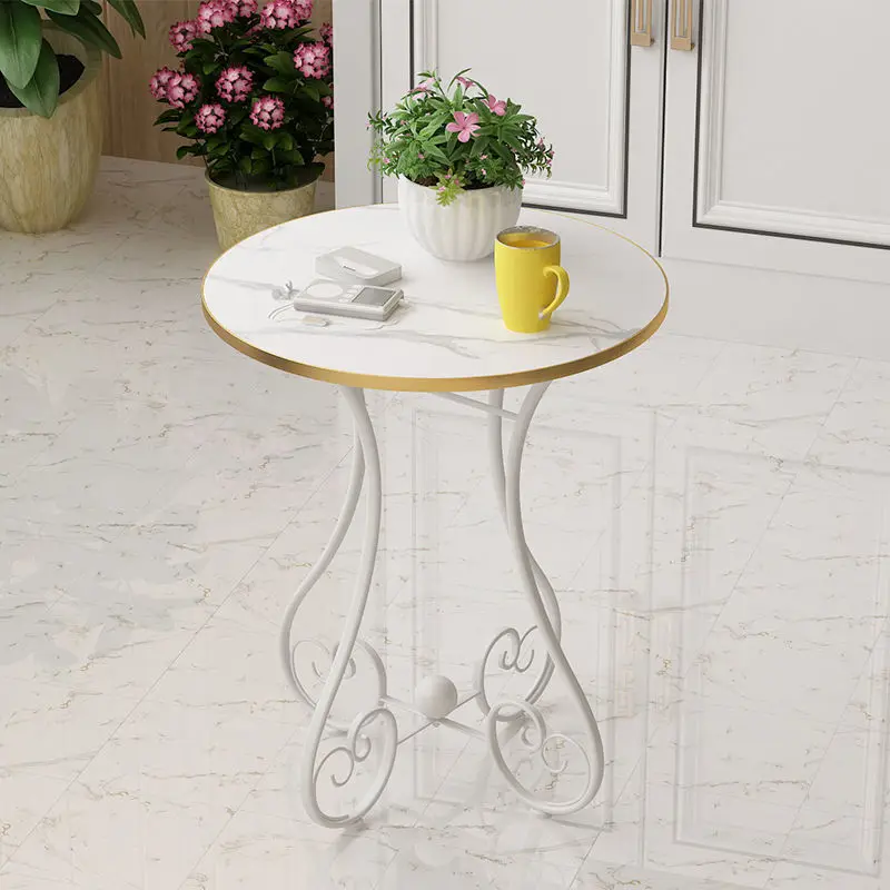 Auxiliary Coffee Tables Wrought Iron Sofa Round side Bedside Table Balcony Ins Tea Table Living Room sehpa nordic furniture XYCT
Auxiliary Coffee Tables Wrought Iron Sofa Round side Bedside Table Balcony Ins Tea Table Living Room sehpa nordic furniture XYCT