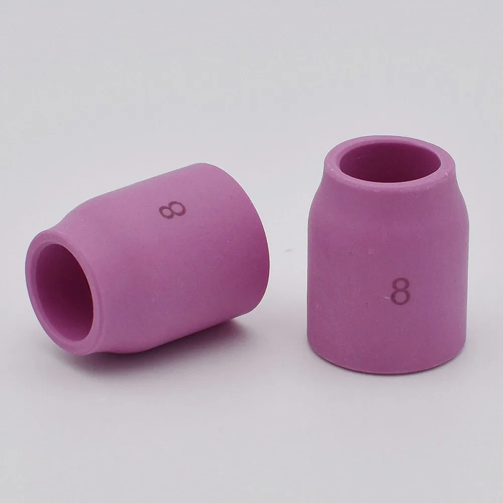 10 Pcs #8 53N61S TIG Welding Alumina Nozzle Gas Lens Cups For WP-9/20/25/17/18/26 12.5mm 1/2" Welding Cup Consumables Kit
10 Pcs #8 53N61S TIG Welding Alumina Nozzle Gas Lens Cups For WP-9/20/25/17/18/26 12.5mm 1/2" Welding Cup Consumables Kit