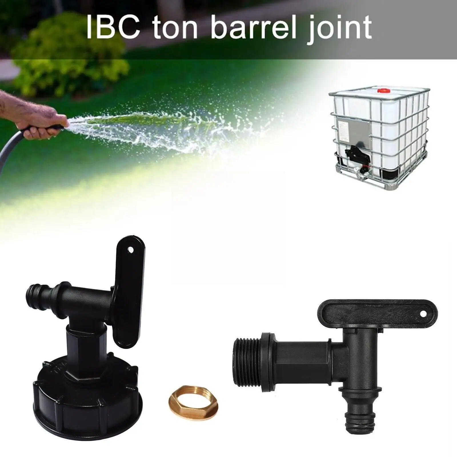 IBC Ton Barrel Fitting IBC Tank Adapter 3/4 Inch BSP Fitting Connector Nozzle Garden Thread Connector Replacement Valve Sma T0K8
IBC Ton Barrel Fitting IBC Tank Adapter 3/4 Inch BSP Fitting Connector Nozzle Garden Thread Connector Replacement Valve Sma T0K8