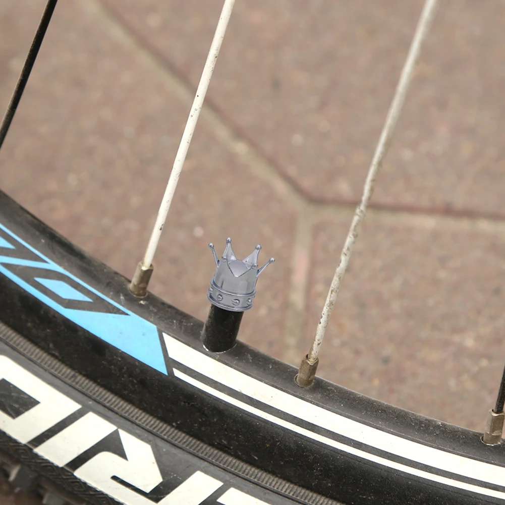 2pcs Car Bike Tire Air Valve Crown Shape Stem Cap Wheel Tyre Stem Dust Covers Portable Waterproof Cycling Elements
2pcs Car Bike Tire Air Valve Crown Shape Stem Cap Wheel Tyre Stem Dust Covers Portable Waterproof Cycling Elements