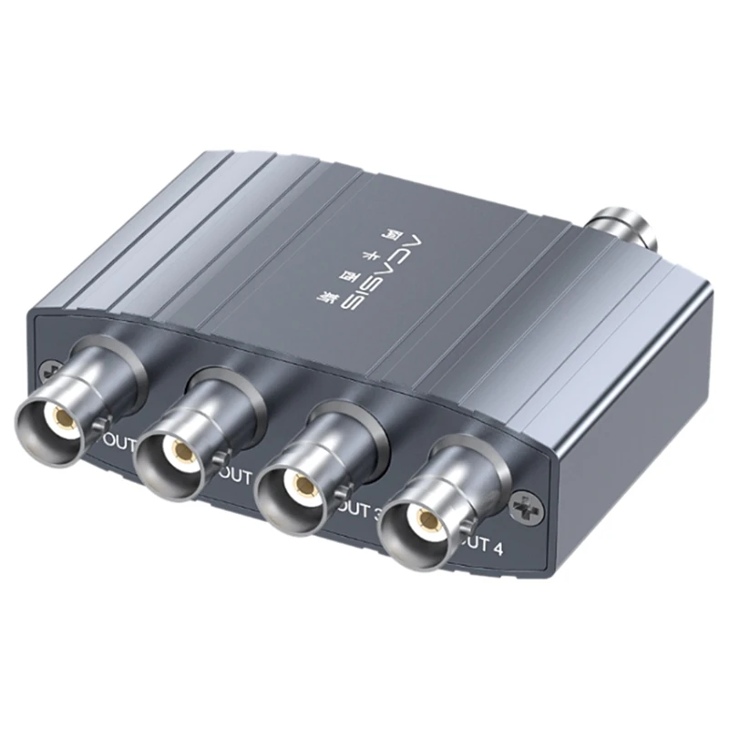 Сплиттер SDI 1X4, мультимедийный сплиттер SDI 1080P 60 Гц, расширитель с 1 на 4 портами, адаптер с вилкой европейского стандарта
Сплиттер SDI 1X4, мультимедийный сплиттер SDI 1080P 60 Гц, расширитель с 1 на 4 портами, адаптер с вилкой европейского стандарта