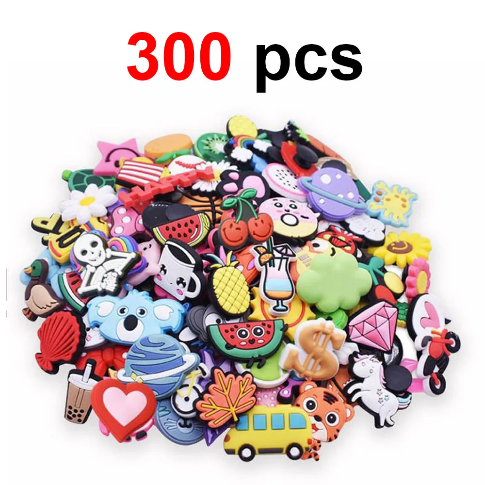 300 Pack Random Shoe Charms Decorations for Crocs Bundle Wholesale Boys Girls Kids Women Christmas Gifts Birthday Party Favors
300 Pack Random Shoe Charms Decorations for Crocs Bundle Wholesale Boys Girls Kids Women Christmas Gifts Birthday Party Favors