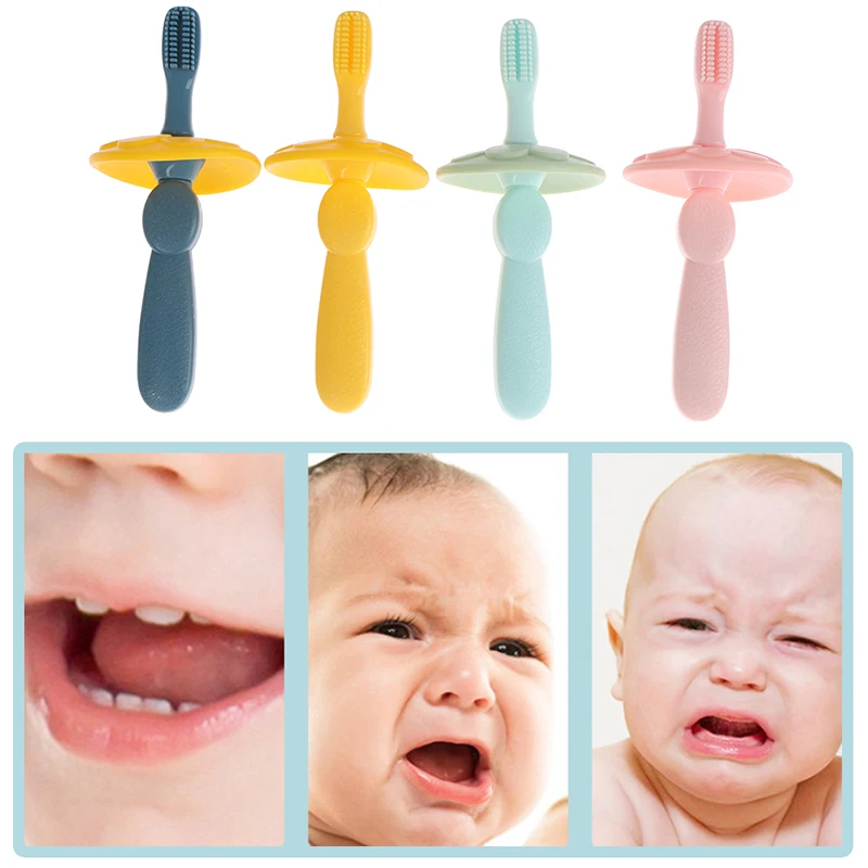 1PC Kids Soft Silicone Training Toothbrush Baby Children Dental Oral Care Tooth
1PC Kids Soft Silicone Training Toothbrush Baby Children Dental Oral Care Tooth