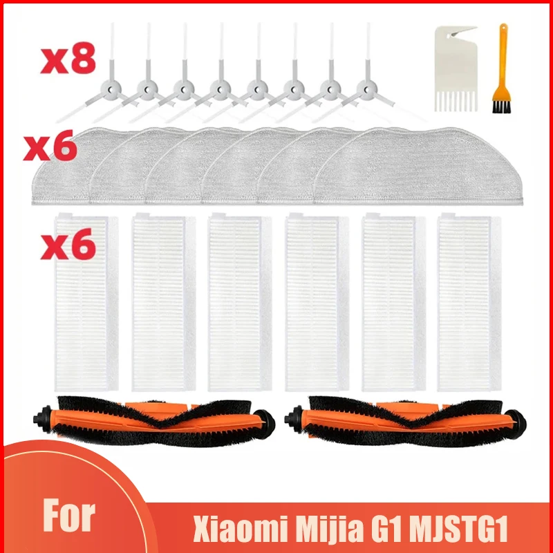 Replacement For Xiaomi Mijia G1 MJSTG1 SKV4136GL Mi Robot Vacuum Mop Essential Cleaner Parts Main Side Brush Hepa Filter Mop Rag
Replacement For Xiaomi Mijia G1 MJSTG1 SKV4136GL Mi Robot Vacuum Mop Essential Cleaner Parts Main Side Brush Hepa Filter Mop Rag