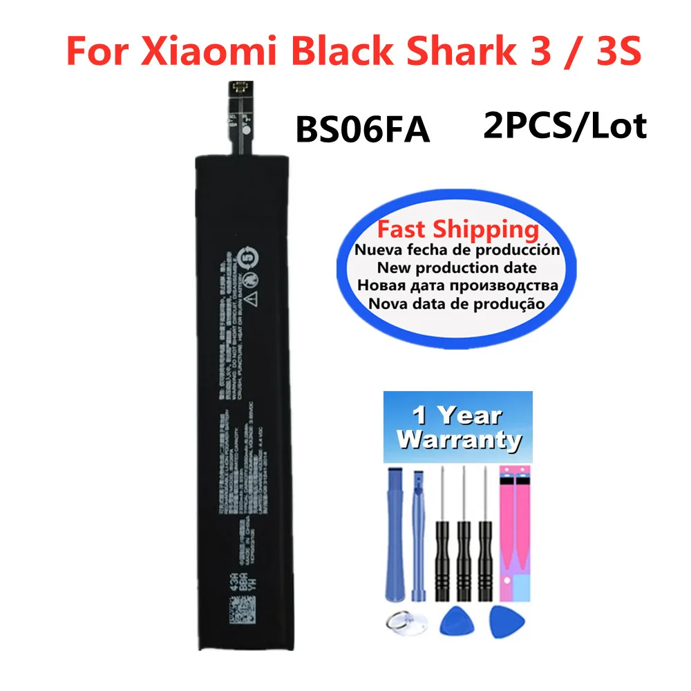 Мощный аккумулятор BS06FA 2360 мАч для телефона Xiaomi Black Shark BlackShark 3/3S батарея +