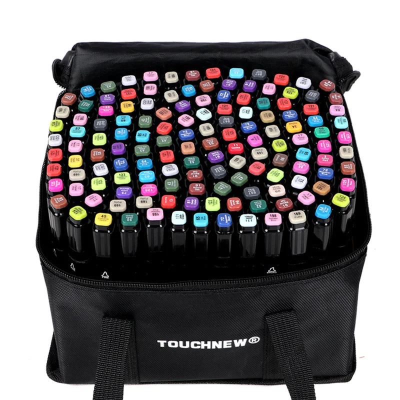 30/40/60/80/168 Color Markers Set Manga Drawing Pen Alcohol Based Sketch Felt-Tip Twin Brush Art Supplies
30/40/60/80/168 Color Markers Set Manga Drawing Pen Alcohol Based Sketch Felt-Tip Twin Brush Art Supplies