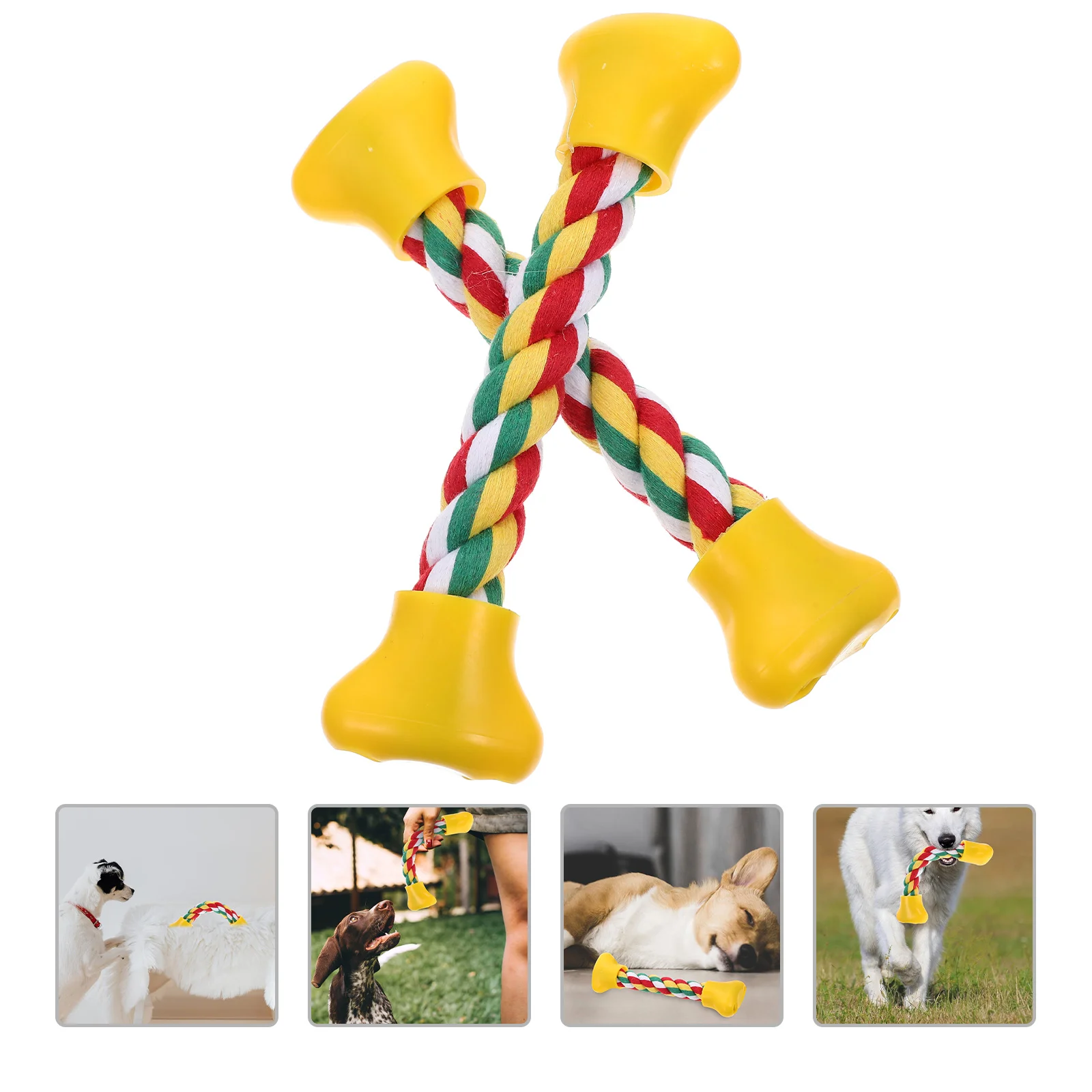 2Pcs Dog Cotton Rope Toys Interactive Pet Toys Pet Training Cotton Ropes Dog Tooth Grinding Stick
2Pcs Dog Cotton Rope Toys Interactive Pet Toys Pet Training Cotton Ropes Dog Tooth Grinding Stick