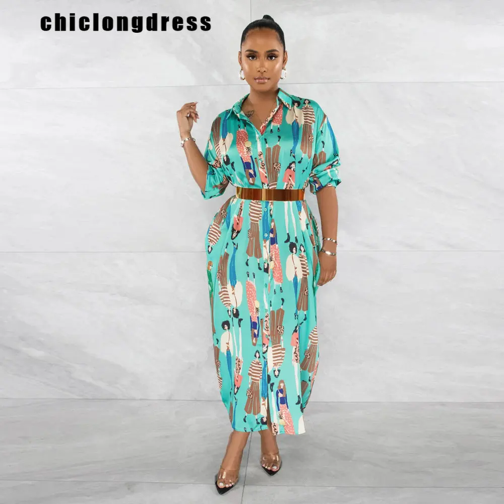 Summer Fashion Loose Printed Shirt Dress Women Casual Lapel Button Irregular Shirt Midi Dress Women
Summer Fashion Loose Printed Shirt Dress Women Casual Lapel Button Irregular Shirt Midi Dress Women