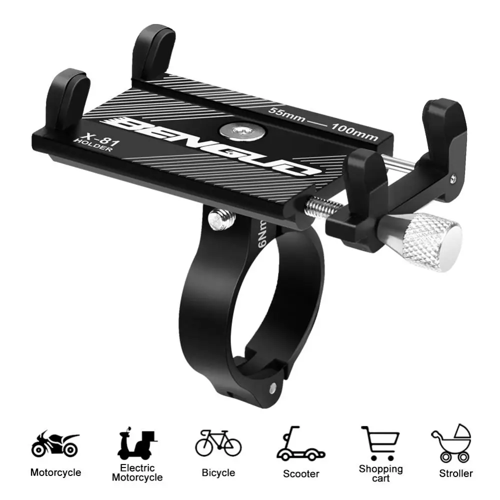Bicycle Phone Holder Aluminum Alloy Bike Motorcycle Handlebar Clip Stand Mount Cell Phone Holder Bracket For IPhone 13 Xiaomi
Bicycle Phone Holder Aluminum Alloy Bike Motorcycle Handlebar Clip Stand Mount Cell Phone Holder Bracket For IPhone 13 Xiaomi