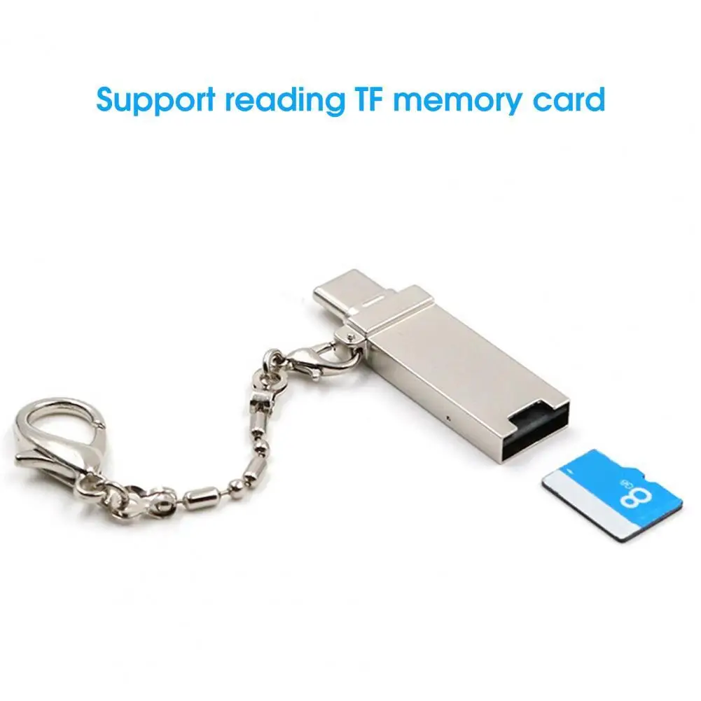 Износостойкий картридер Type-C/Micro USB OTG для передачи данных для компьютера
Износостойкий картридер Type-C/Micro USB OTG для передачи данных для компьютера