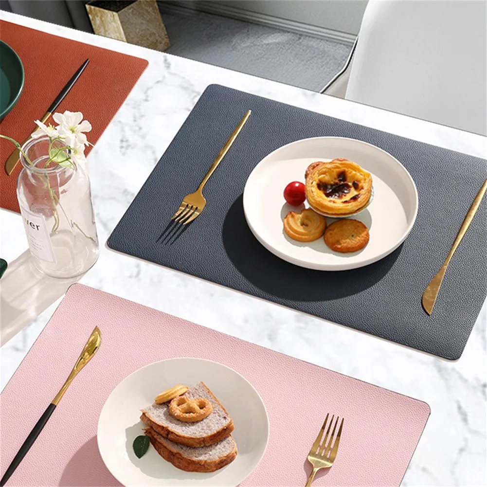 43*30cm Placemat Square Insulated Table Mat Anti-slip Waterproof Oil-resistant Placemat Dining Tablemat Multi-color Washable Pad
43*30cm Placemat Square Insulated Table Mat Anti-slip Waterproof Oil-resistant Placemat Dining Tablemat Multi-color Washable Pad