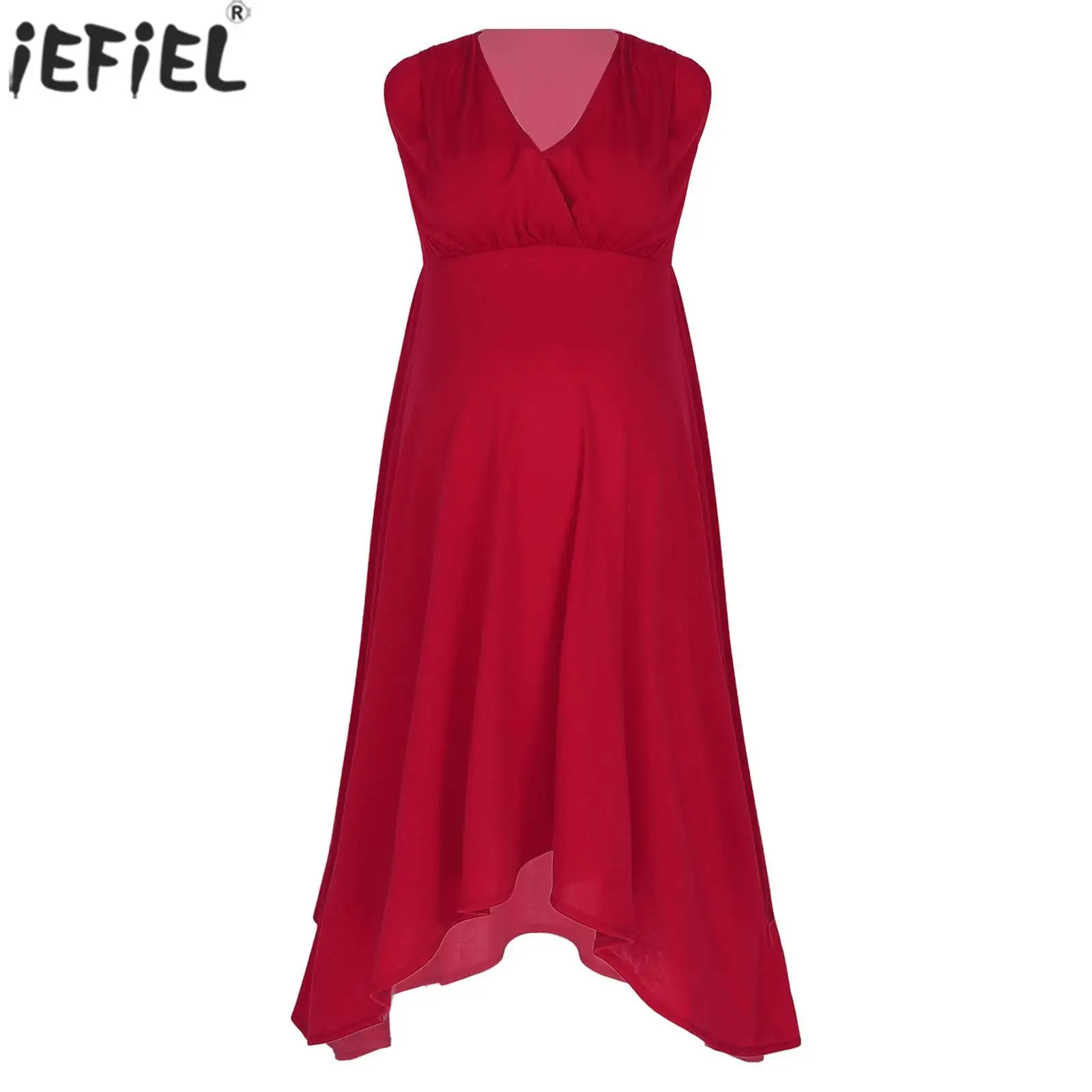 Elegant Women Maternity Dresses Sleeveless Solid Color Breastfeeding Clothing Knee Length Clothes for Pregnant Women Photoshoot
Elegant Women Maternity Dresses Sleeveless Solid Color Breastfeeding Clothing Knee Length Clothes for Pregnant Women Photoshoot