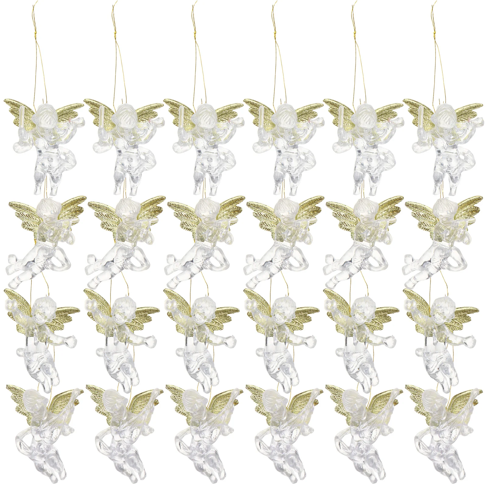 Angel Wings Pendant Christmas Hanging Decoration Pendants Tree Xmas Car Cupcake Toppers Room decorations Ornaments
Angel Wings Pendant Christmas Hanging Decoration Pendants Tree Xmas Car Cupcake Toppers Room decorations Ornaments