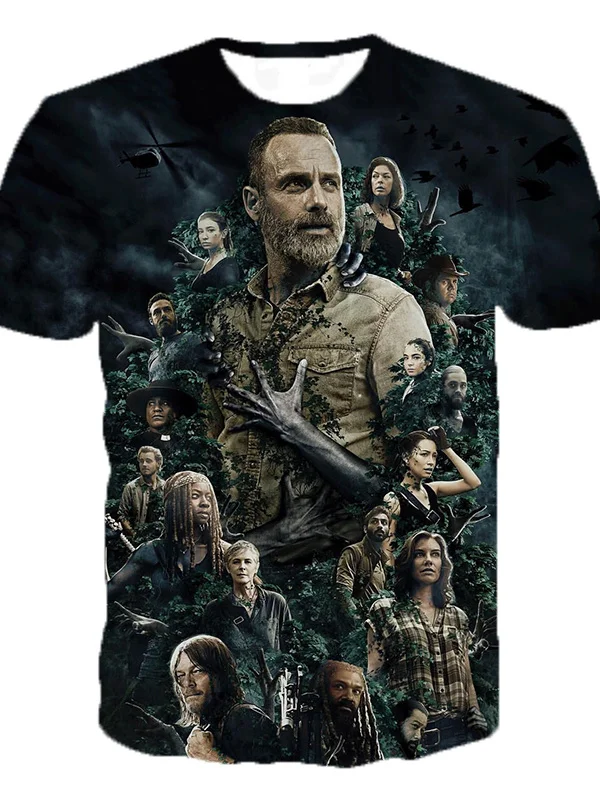 1. Terrorist acts Tv Drama the Walking dead 3d Printed T-Shirt But and Women. Fashion Summary Random HIP Hop Street clothes Ov
1. Terrorist acts Tv Drama the Walking dead 3d Printed T-Shirt But and Women. Fashion Summary Random HIP Hop Street clothes Ov