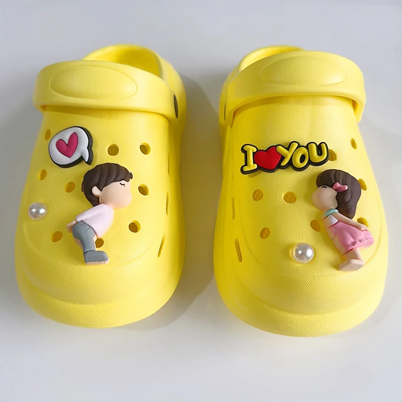 Cute Cartoon Boys And Girls Heart PVC Charms Packs For Shoe Accessories Decorations Sweet Girl Kids Jewelry Valentine's Day Gift
Cute Cartoon Boys And Girls Heart PVC Charms Packs For Shoe Accessories Decorations Sweet Girl Kids Jewelry Valentine's Day Gift