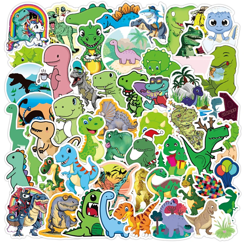 10/30/50PCS Kawaii Cartoon Dinosaur Stickers DIY Motorcycle Luggage Guitar Skateboard Cool Graffiti Classic Sticker for Kid Gift
10/30/50PCS Kawaii Cartoon Dinosaur Stickers DIY Motorcycle Luggage Guitar Skateboard Cool Graffiti Classic Sticker for Kid Gift