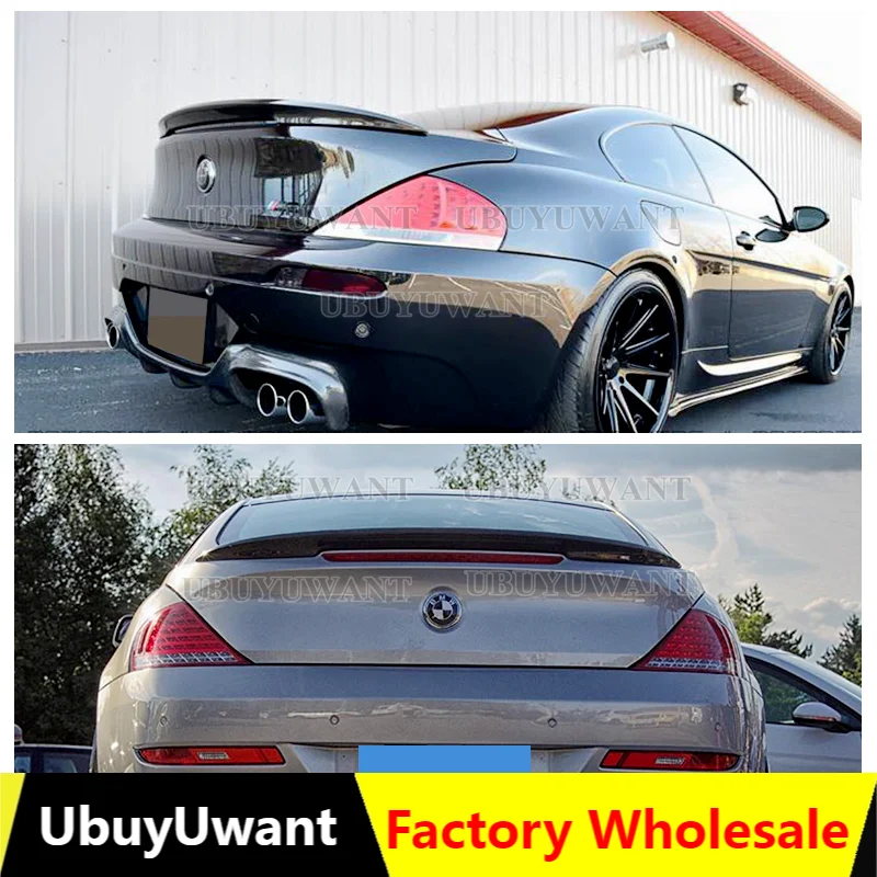 

Spoiler For BMW 6 Series E63 And E64 Convertible Not For E64 04-09 Carbon Fiber Material Tail Wing Rear Tail Wing Car Styling