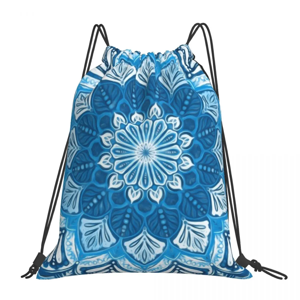 Boho Mandala In Monochrome Blue And White Backpacks Fashion Portable Drawstring Bag Drawstring Bundle Pocket Sports Bag Book Bag
Boho Mandala In Monochrome Blue And White Backpacks Fashion Portable Drawstring Bag Drawstring Bundle Pocket Sports Bag Book Bag