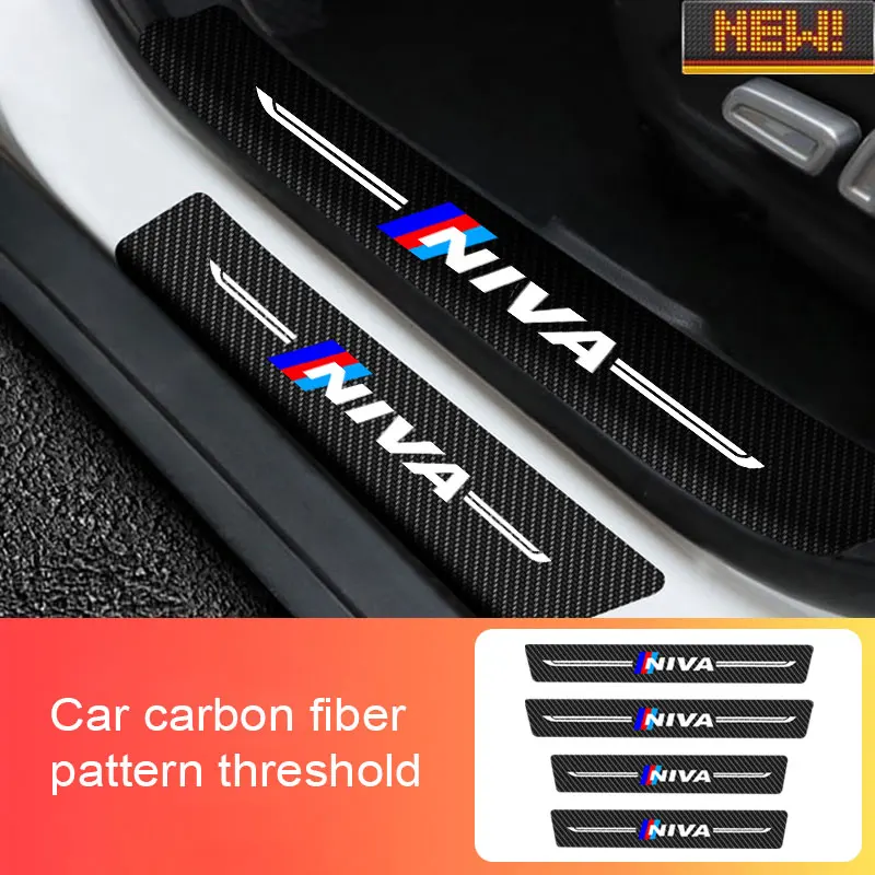 4x Car Carbon Fiber Scratch Resistant Decal Stickers For Lada Niva Car Door Sill Threshold Auto Styling Protector Accessories
4x Car Carbon Fiber Scratch Resistant Decal Stickers For Lada Niva Car Door Sill Threshold Auto Styling Protector Accessories