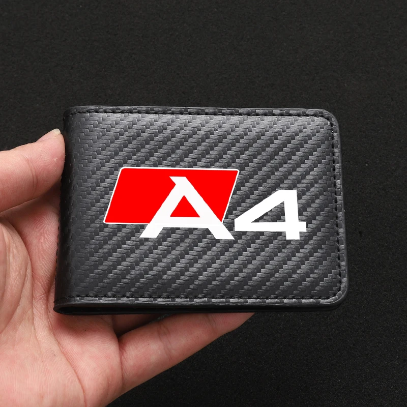 New Carbon Fiber Auto Driver License Bag ID Card Holder For AUDI A3 A4 A5 A6 A7 A8 Q3 Q5 Q7 Q8 Accessories
New Carbon Fiber Auto Driver License Bag ID Card Holder For AUDI A3 A4 A5 A6 A7 A8 Q3 Q5 Q7 Q8 Accessories