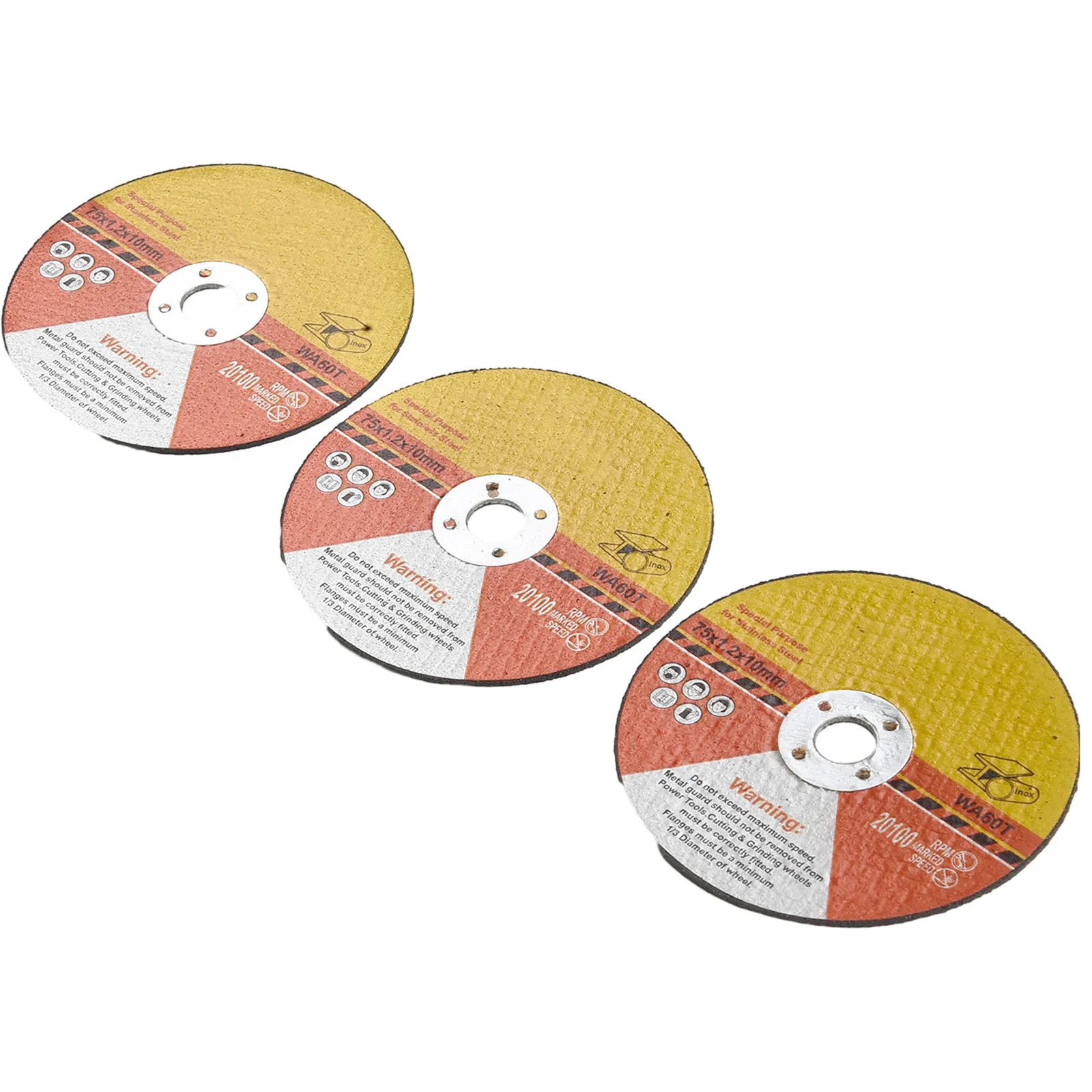 3pcs 75mm Ultra-thin Circular Resin Saw Blade Grinding Wheel Cutting Disc For Angle Grinder Cutting Power Tools Accessories
3pcs 75mm Ultra-thin Circular Resin Saw Blade Grinding Wheel Cutting Disc For Angle Grinder Cutting Power Tools Accessories