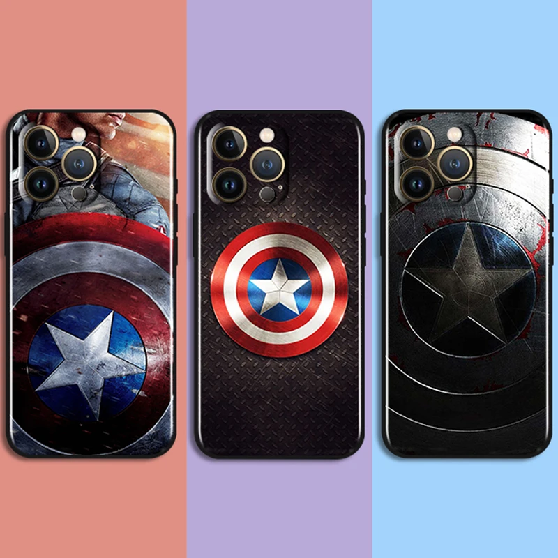 Avengers Shield Marvel For Apple iPhone 13 12 11 Pro Max Mini XS Max X XR 6 7 8 Plus 5S SE2020 Soft Black Phone Case Cover Coque
Avengers Shield Marvel For Apple iPhone 13 12 11 Pro Max Mini XS Max X XR 6 7 8 Plus 5S SE2020 Soft Black Phone Case Cover Coque