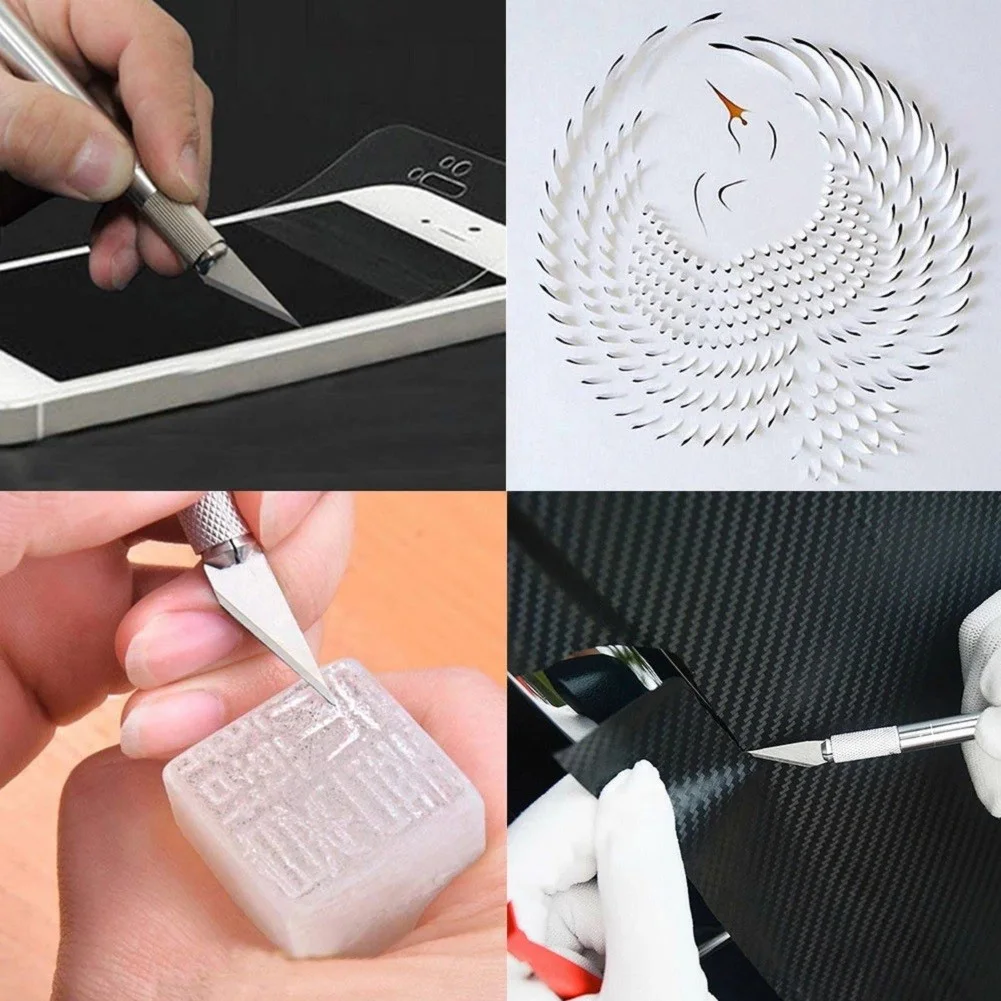 13PCS Precision Cutter Set Exacto Hand Carving Tool Arts & Craft Hobby Kit Suitable For Wood Carving For Beginners
13PCS Precision Cutter Set Exacto Hand Carving Tool Arts & Craft Hobby Kit Suitable For Wood Carving For Beginners