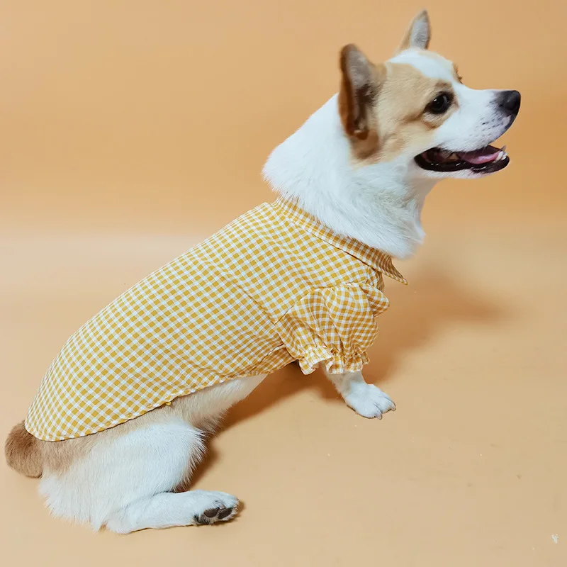 Dog Clothes PET DOG CLOTHES NEW PLAID Puffy Sleeve Princess Pet Shirt Dog Clothes Spring and Summer Summer Clothes for Women
Dog Clothes PET DOG CLOTHES NEW PLAID Puffy Sleeve Princess Pet Shirt Dog Clothes Spring and Summer Summer Clothes for Women