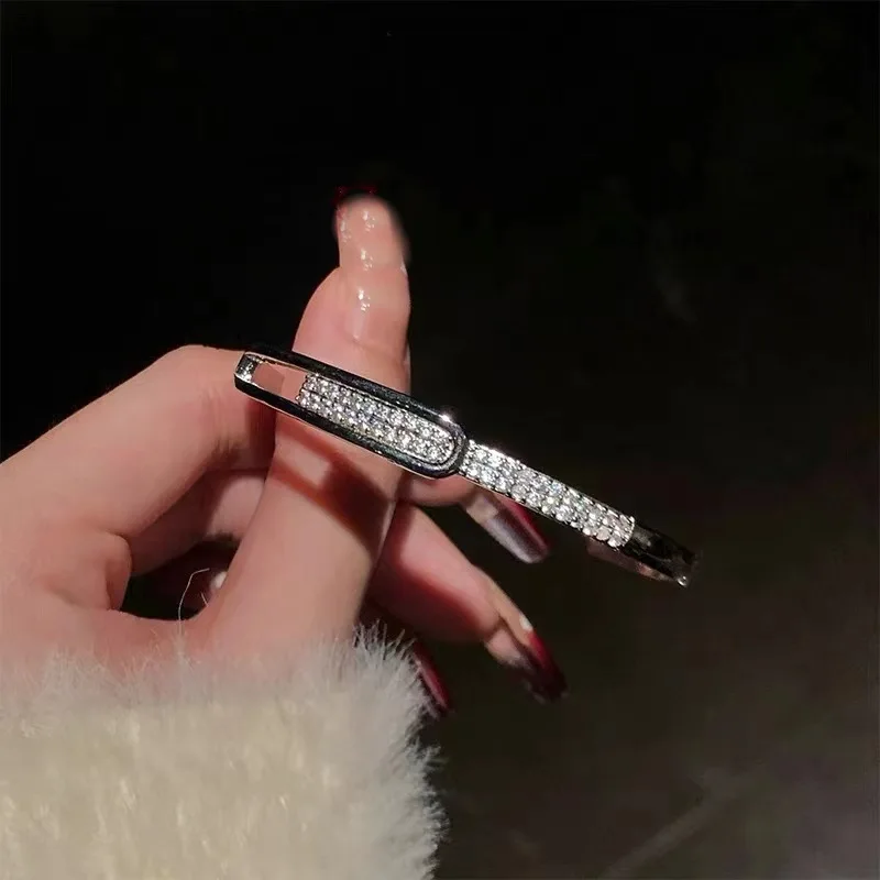 Silver Color Luxury Zircon Charm Bracelet &Bangle Handmade Party 2022 Fashion Korean Jewelry For Women Girls pulseiras feminina
Silver Color Luxury Zircon Charm Bracelet &Bangle Handmade Party 2022 Fashion Korean Jewelry For Women Girls pulseiras feminina