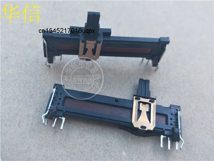 10pcs for ALPS straight slip potentiometer B50K / 45MM equalizer double potentiometer 50KBx2 / handle length 10MM with midpoint
10pcs for ALPS straight slip potentiometer B50K / 45MM equalizer double potentiometer 50KBx2 / handle length 10MM with midpoint