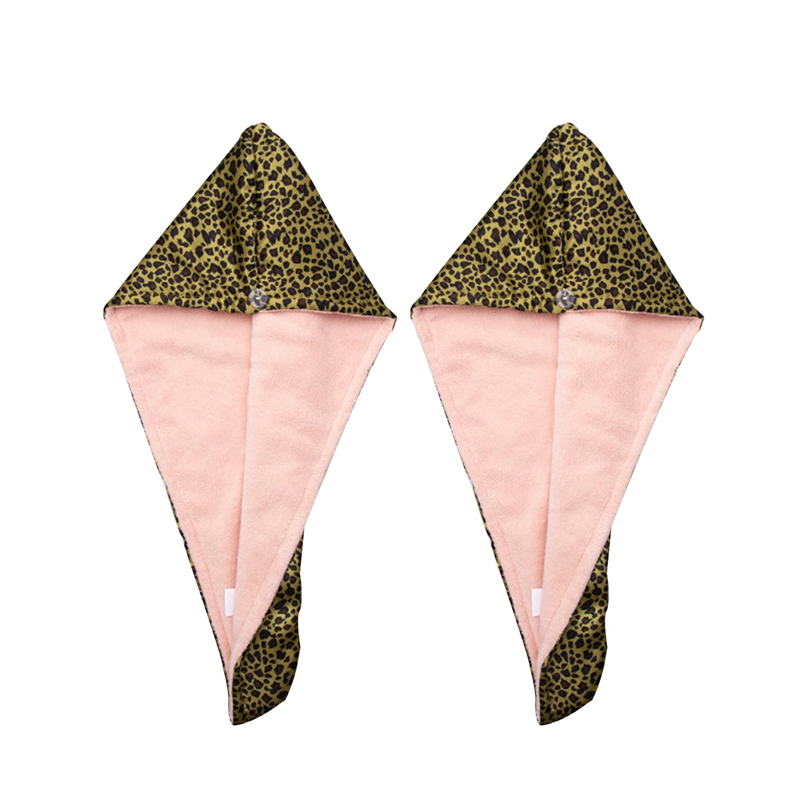 2Pcs Women Leopard Print Anti Frizz For Long Hair With Button Turban Towel Wrap Bathing Double Layer Super Absorbent Headscarf
2Pcs Women Leopard Print Anti Frizz For Long Hair With Button Turban Towel Wrap Bathing Double Layer Super Absorbent Headscarf