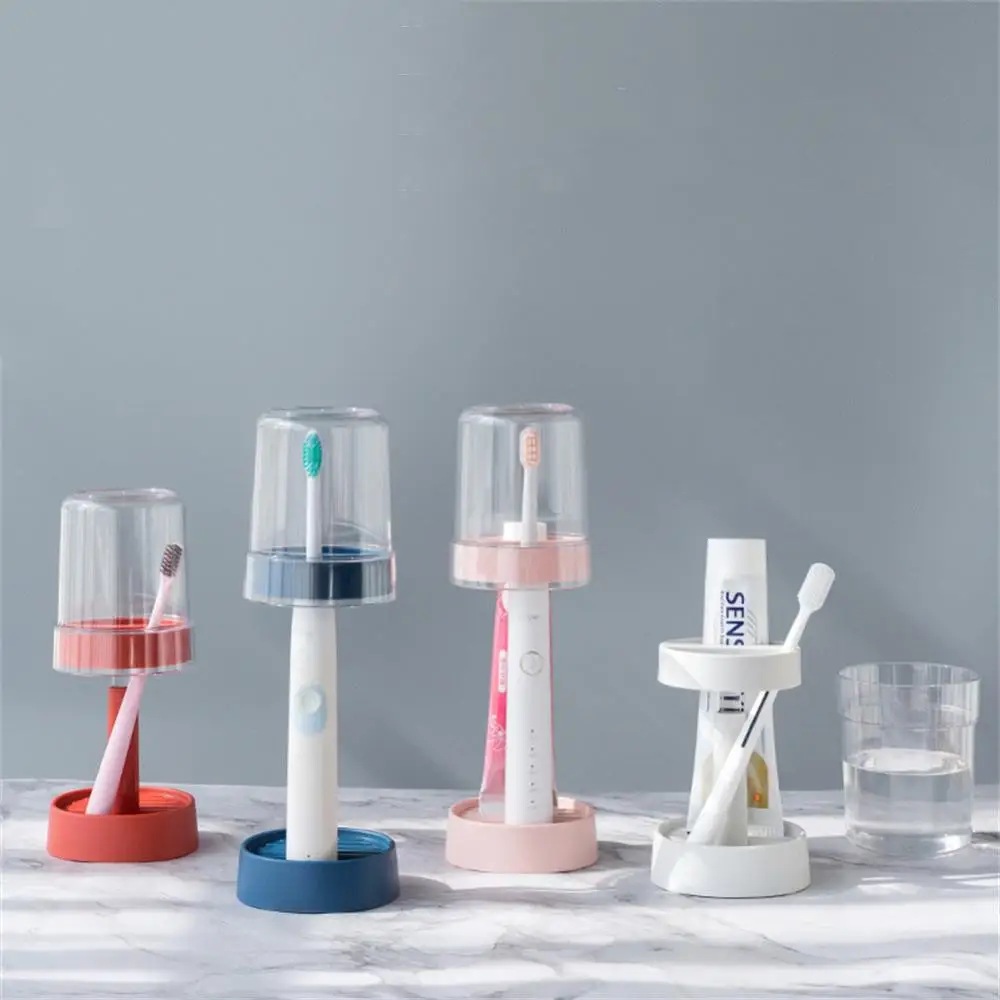 Creative Toothbrush Toothpaste Organizer Storage Rack With Mouthwash Cup Dustproof Drain Toothbrush Holder Bathroom Accessories
Creative Toothbrush Toothpaste Organizer Storage Rack With Mouthwash Cup Dustproof Drain Toothbrush Holder Bathroom Accessories