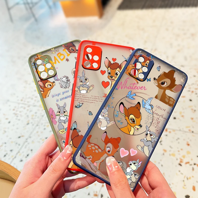 Disney Fawn Bambi Cute For Samsung A71 A70 A52 A51 A50 A32 A31 A30 A22 A21S A12 A03S A02S A01 Frosted Translucent Phone Case
Disney Fawn Bambi Cute For Samsung A71 A70 A52 A51 A50 A32 A31 A30 A22 A21S A12 A03S A02S A01 Frosted Translucent Phone Case