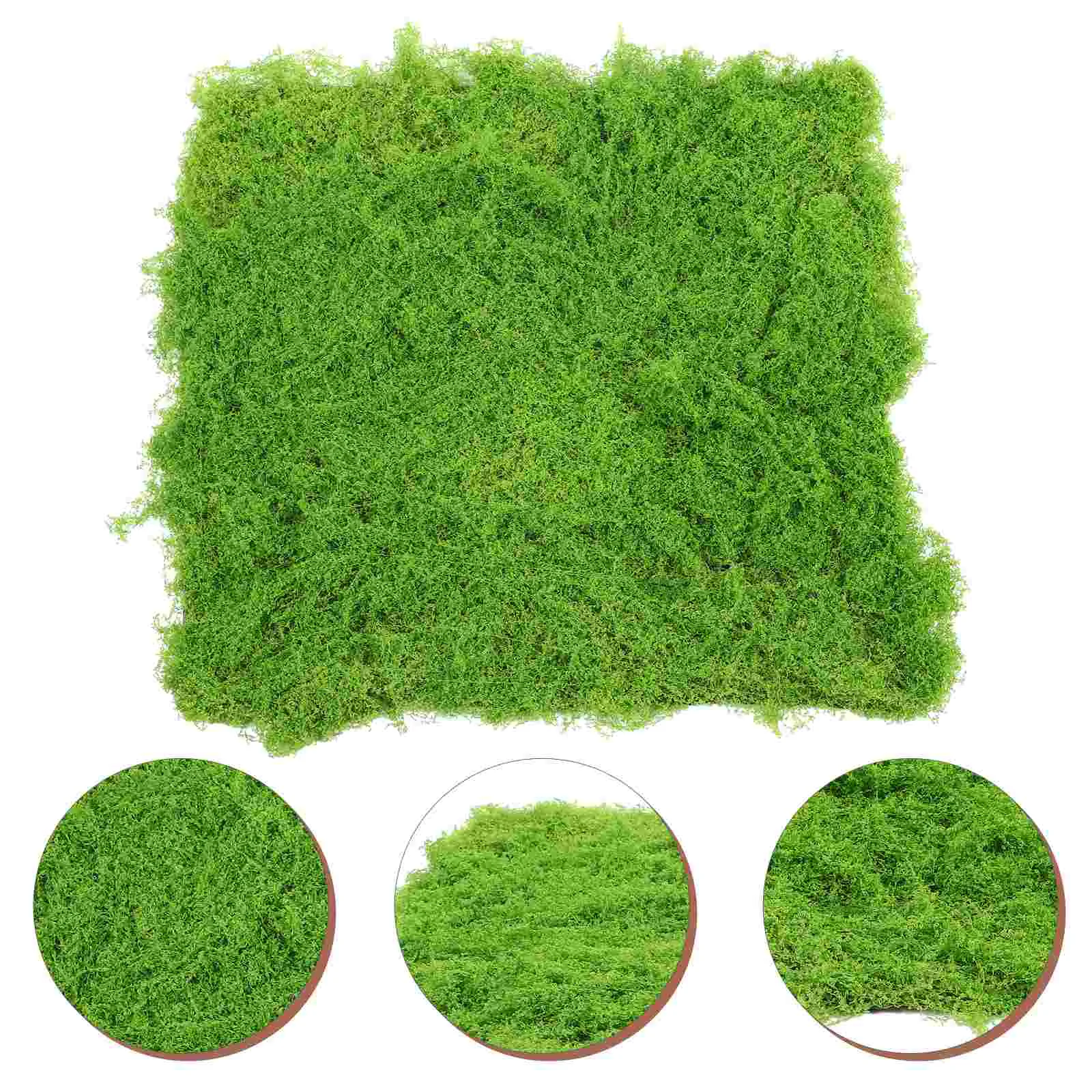 

Artificial Fake Moss Faux Turf Grass Decorative Micro Scene Layout Prop Pearl Cotton Realistic Landscape Pad Mini Garden