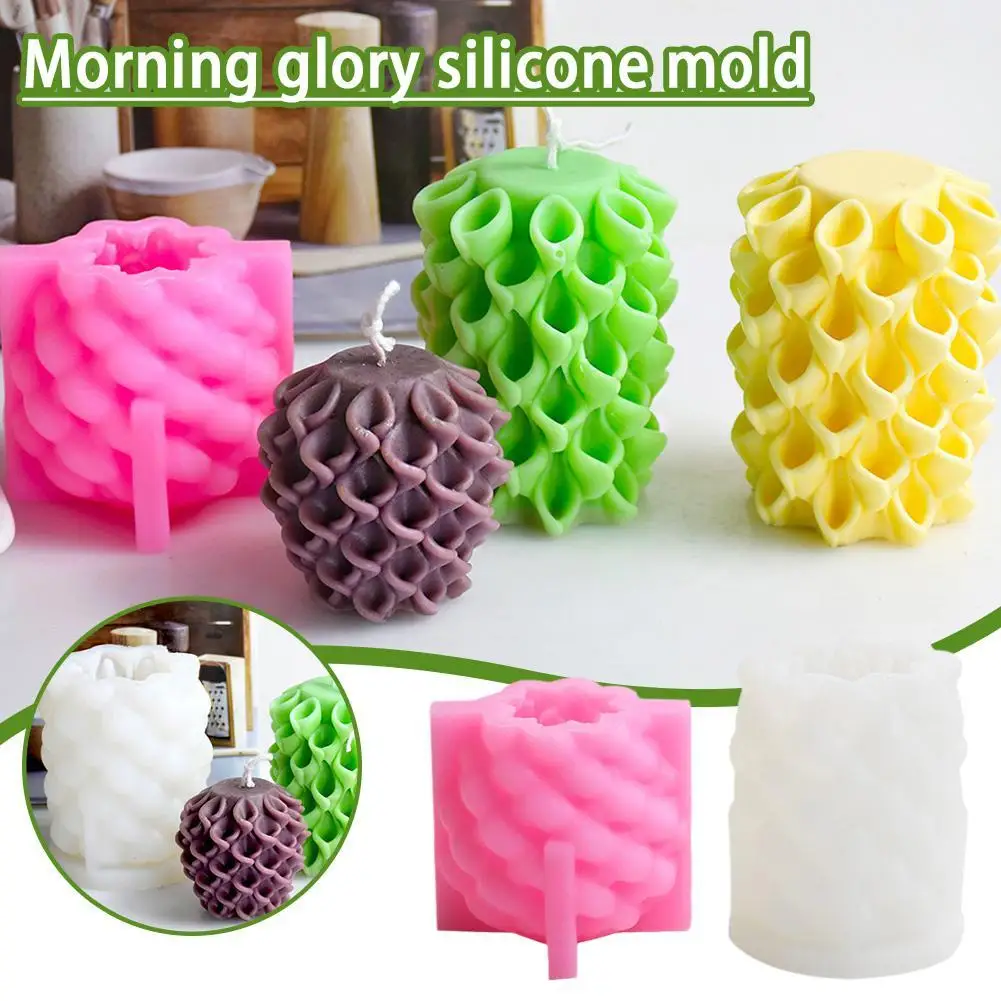 Beautiful 3D Unique Candles Molds Carved Morning Glory Candle Abstract Art Geometric Irregular Silicone Candle Mould Decoration
Beautiful 3D Unique Candles Molds Carved Morning Glory Candle Abstract Art Geometric Irregular Silicone Candle Mould Decoration
